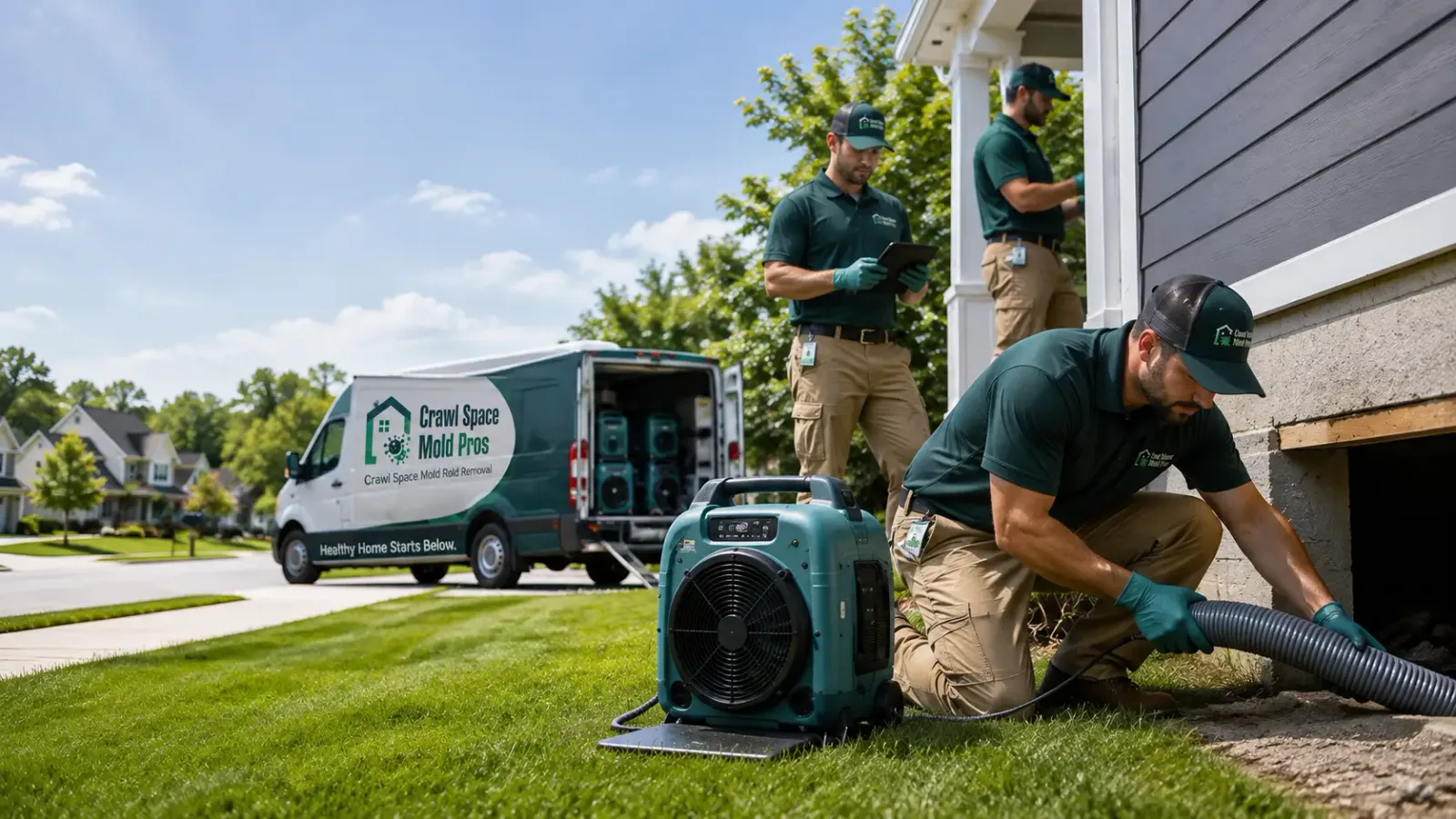 Crawl Space Mold Removal in Tonganoxie, KS